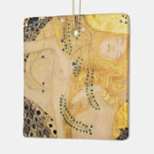 Gustav Klimt - Waterslangen I Keramisch Ornament (Links)