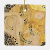 Gustav Klimt - Waterslangen I Keramisch Ornament (Achterkant)