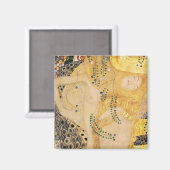 Gustav Klimt - Waterslangen I Magneet (Voorkant / Achterkant)