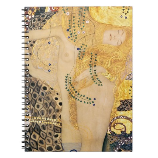 Gustav Klimt - Waterslangen I Notitieboek (Voorkant)