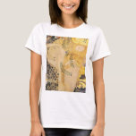 Gustav Klimt - Waterslangen I T-shirt<br><div class="desc">Waterslangen I / De Hydra - Gustav Klimt, Tempera en waterverf op perkament, 1904-1907</div>