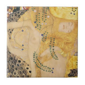 Gustav Klimt - Waterslangen I Tegeltje (Voorkant)