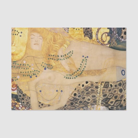 Gustav Klimt - Waterslangen I Tissuepapier (Voorkant)