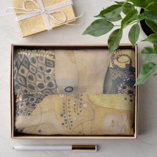Gustav Klimt - Waterslangen I Tissuepapier (Geschenk)