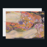 Gustav Klimt - Waterslangen II Bedankkaart<br><div class="desc">Waterslangen II / Wasserschlangen II - Gustav Klimt,  olieverf op doek,  1904-1907</div>