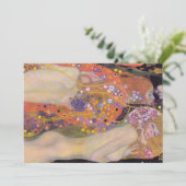 Gustav Klimt - Waterslangen II Bedankkaart (Staand voorkant)