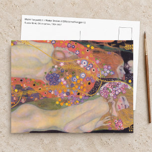 Gustav Klimt - Waterslangen II Briefkaart