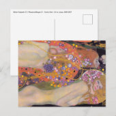 Gustav Klimt - Waterslangen II Briefkaart (Voorkant / Achterkant)