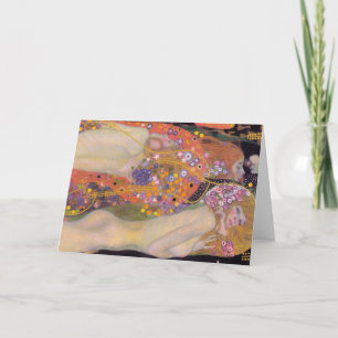 Gustav Klimt - Waterslangen II Kaart