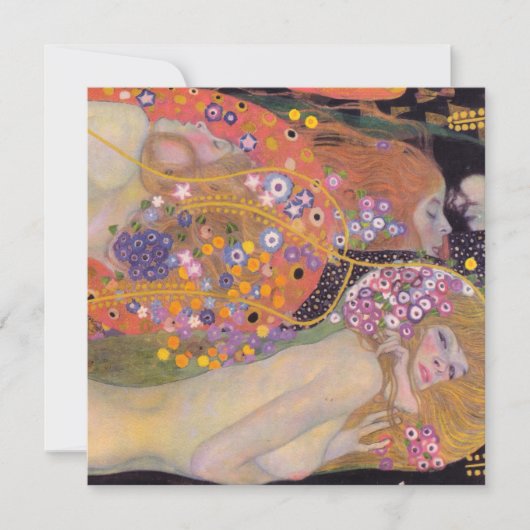 Gustav Klimt - Waterslangen II Kaart (Voorkant)
