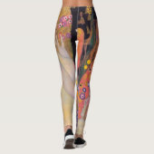 Gustav Klimt - Waterslangen II Leggings (Achterkant)