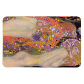 Gustav Klimt - Waterslangen II Magneet (Horizontaal)