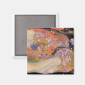 Gustav Klimt - Waterslangen II Magneet (Voorkant / Achterkant)