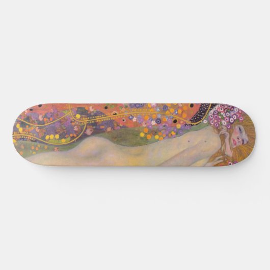 Gustav Klimt - Waterslangen II Persoonlijk Skateboard (Horizontaal)