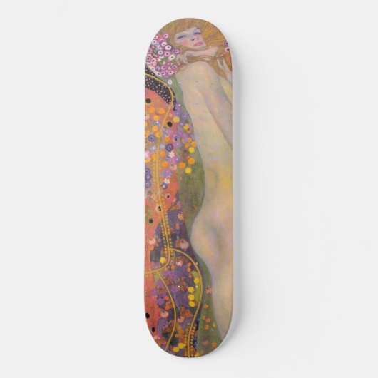 Gustav Klimt - Waterslangen II Persoonlijk Skateboard (Voorkant)