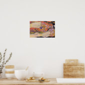 Gustav Klimt - Waterslangen II Poster (Keuken)