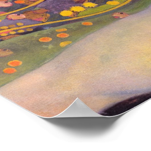 Gustav Klimt - Waterslangen II Poster (Hoek)