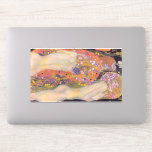 Gustav Klimt - Waterslangen II Sticker<br><div class="desc">Waterslangen II / Wasserschlangen II - Gustav Klimt,  olieverf op doek,  1904-1907</div>