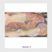 Gustav Klimt - Waterslangen II Sticker (Vel)