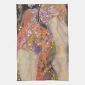 Gustav Klimt - Waterslangen II Theedoek (Verticaal)