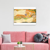 Gustav Klimt - Waterslangen (vrienden) II Canvas Afdruk (Insitu (Woonkamer))