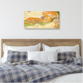Gustav Klimt - Waterslangen (vrienden) II Canvas Afdruk (Insitu (Slaapkamer))