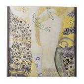 Gustav Klimt - Watersnakes Tegeltje (Voorkant)