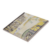 Gustav Klimt - Watersnakes Tegeltje (Zijkant)