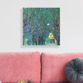 Gustav Klimt - Weg naar het Park Canvas Afdruk (Insitu (Woonkamer))