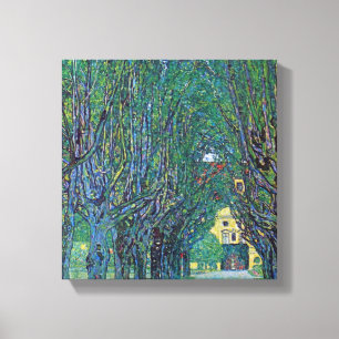 Gustav Klimt - Weg naar het Park Canvas Afdruk