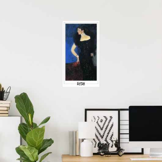 Gustav Klimt Zedign Art Poster #119 (Thuiskantoor)