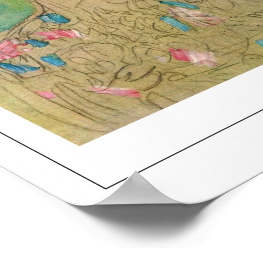 Gustav Klimt Zedign Art Poster #186 (Hoek)