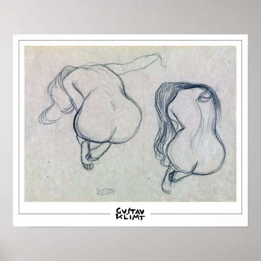 Gustav Klimt Zedign Art Poster #209 (Voorkant)