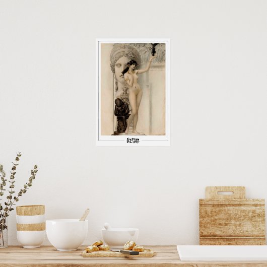 Gustav Klimt Zedign Art Poster #242 (Keuken)