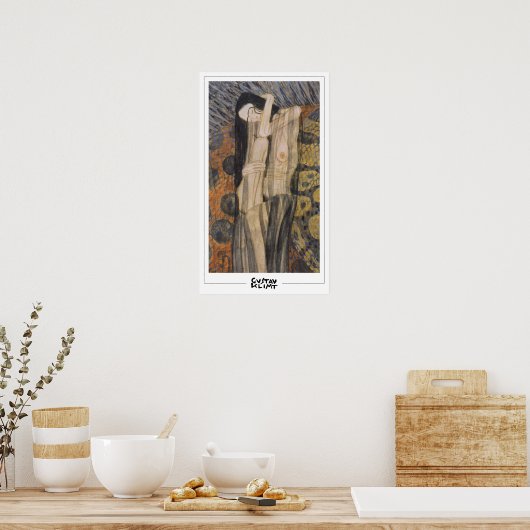 Gustav Klimt Zedign Art Poster #491 (Keuken)