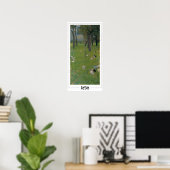 Gustav Klimt Zedign Art Poster #51 (Thuiskantoor)