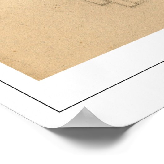 Gustav Klimt Zedign Art Poster #514 (Hoek)