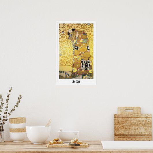Gustav Klimt Zedign Art Poster #530 (Keuken)