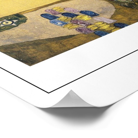 Gustav Klimt Zedign Art Poster #530 (Hoek)