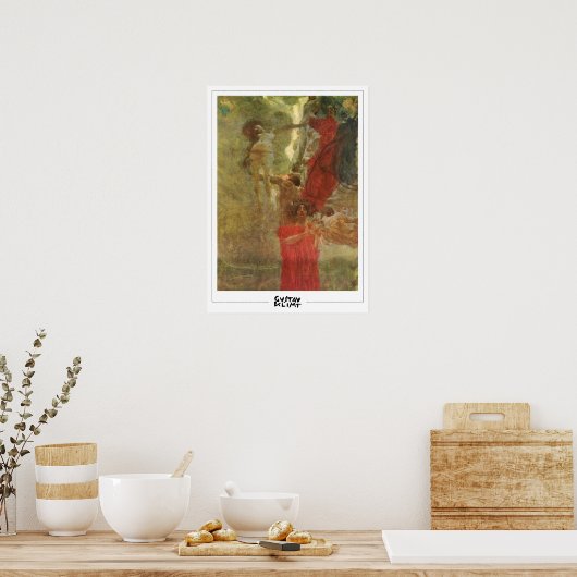 Gustav Klimt Zedign Art Poster #562 (Keuken)