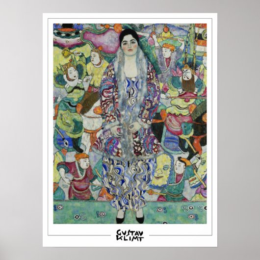 Gustav Klimt Zedign Art Poster #85 (Voorkant)