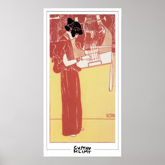 Gustav Klimt Zedign Kunstposter #48 Poster (Voorkant)