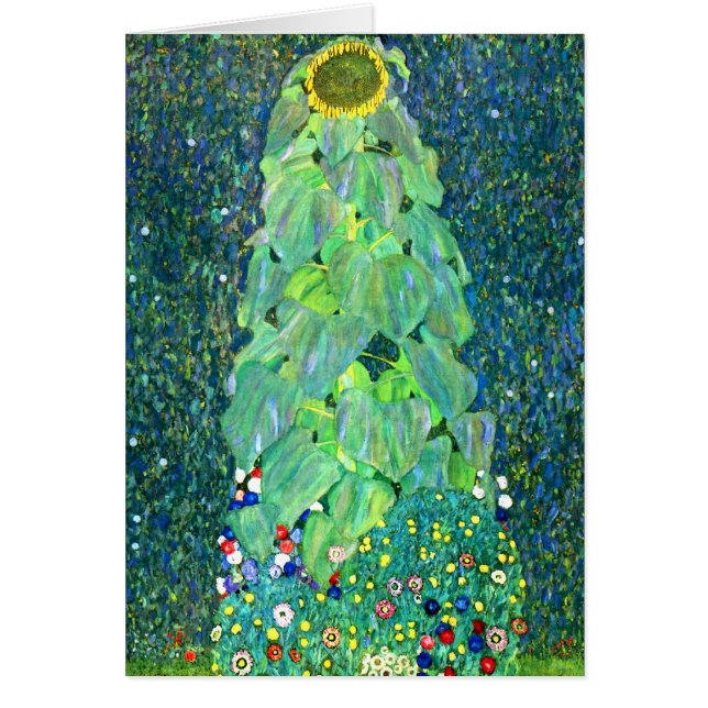 Gustav Klimt: Zonnebloem (Voorkant)