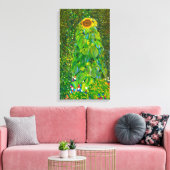 Gustav Klimt Zonnebloem Canvas Poster (Insitu (Woonkamer))