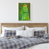 Gustav Klimt Zonnebloem Canvas Poster Afdruk (Insitu (Slaapkamer))