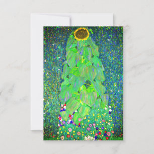 Gustav Klimt Zonnebloem Kaart