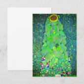 Gustav Klimt Zonnebloem Kaart (Voorkant / Achterkant)