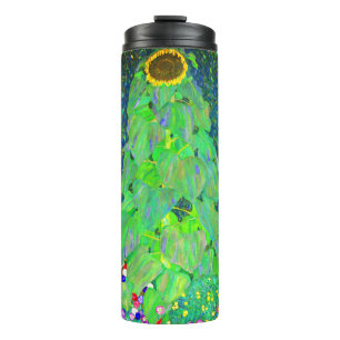 Gustav Klimt Zonnebloem Thermosbeker