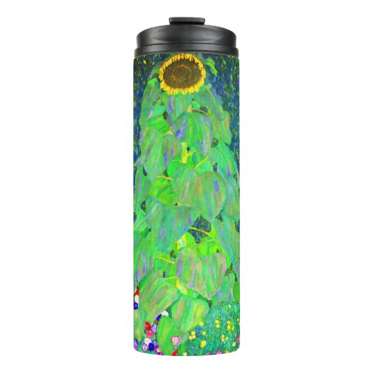 Gustav Klimt Zonnebloem Thermosbeker (Voorkant)
