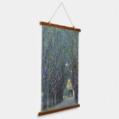 Gustav Klimt's Allee bij Schloss Kammer schilderij Hangend Wandkleed (Gebogen)